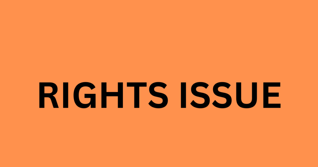 Rights Issue