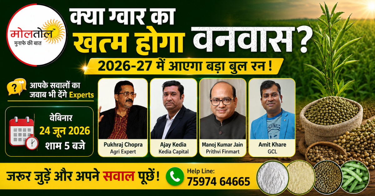 क्‍या ग्वार का खत्‍म होगा वनवास? 2026-27 में आएगा बड़ा बुल रन!